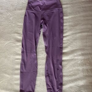 Lululemon Athletica Purple Leggings High Waist Performance